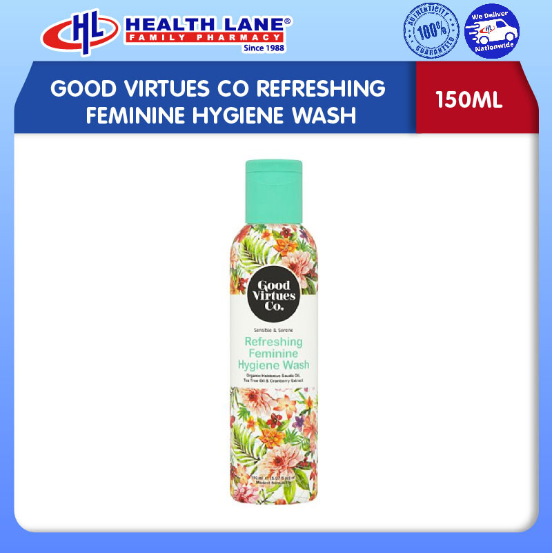 GOOD VIRTUES CO REFRESHING FEMININE HYGIENE WASH (150ML)